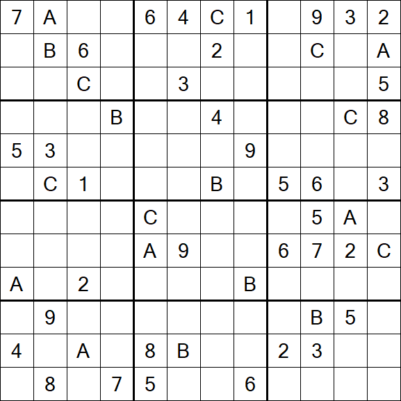Sudoku 12x12 - Difficile