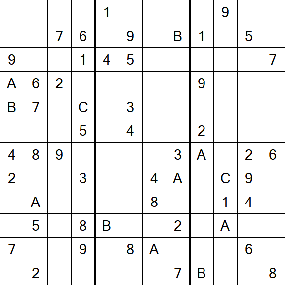 Sudoku 12x12 - Difficile