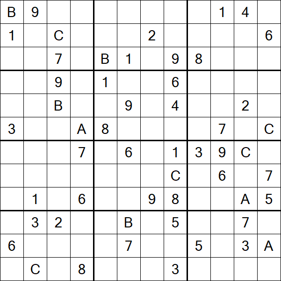 Sudoku 12x12 - Hard