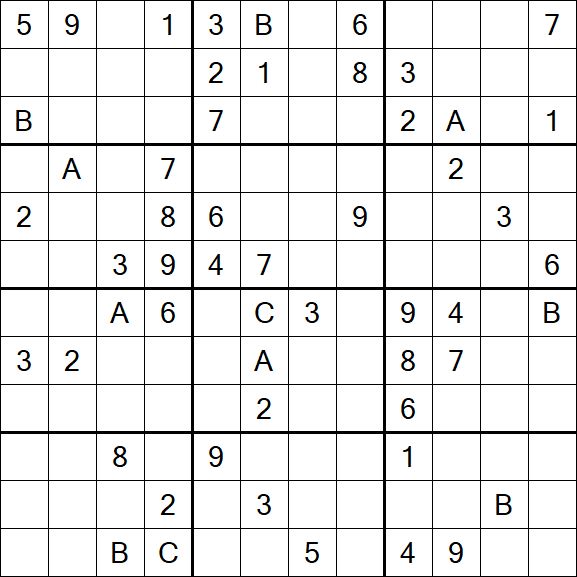 Sudoku 12x12 - Hard