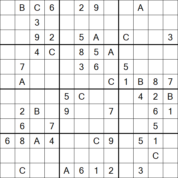 Sudoku 12x12 - Hard