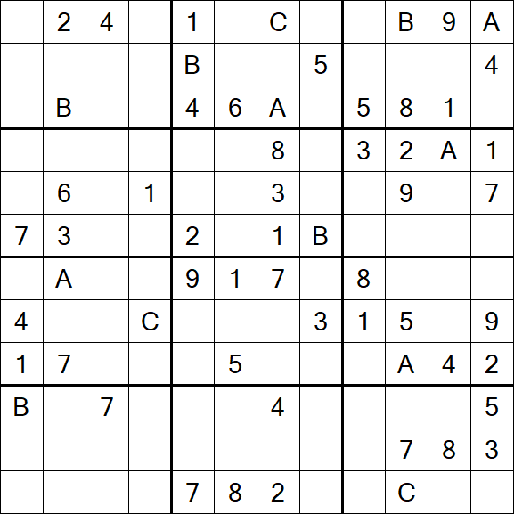 Sudoku 12x12 - Hard