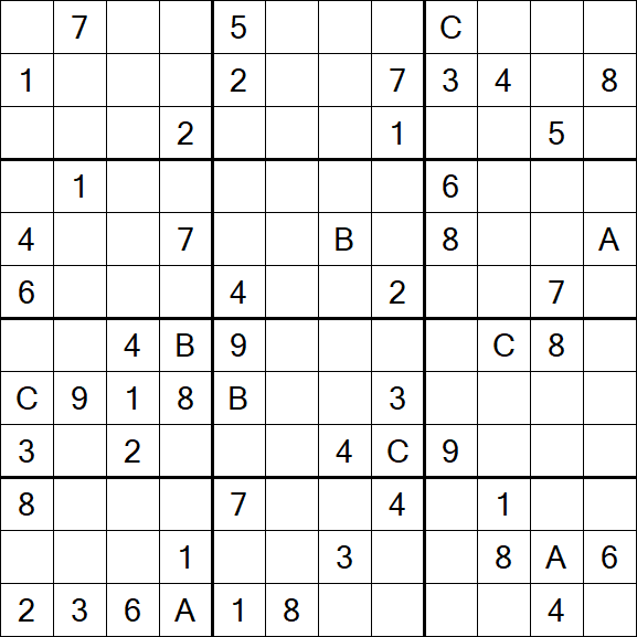 Sudoku 12x12 - Hard