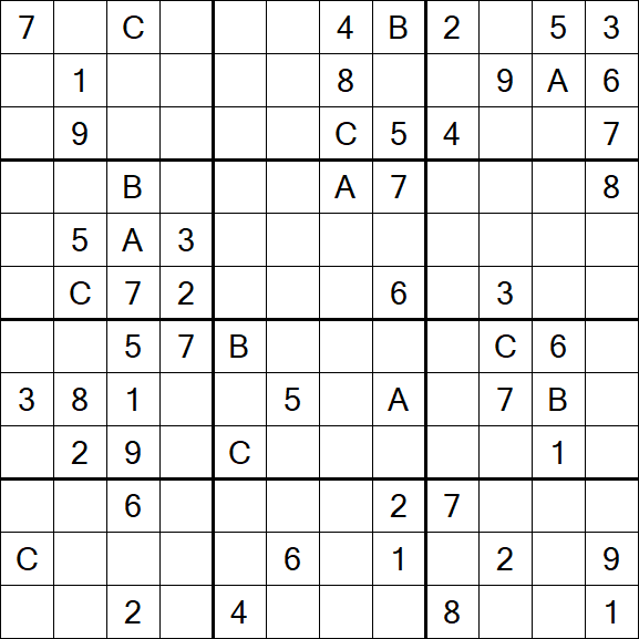 Sudoku 12x12 - Hard