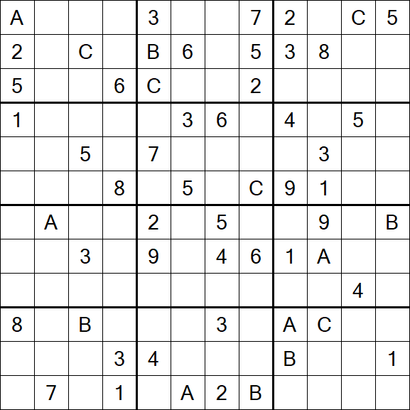 Sudoku 12x12 - Hard