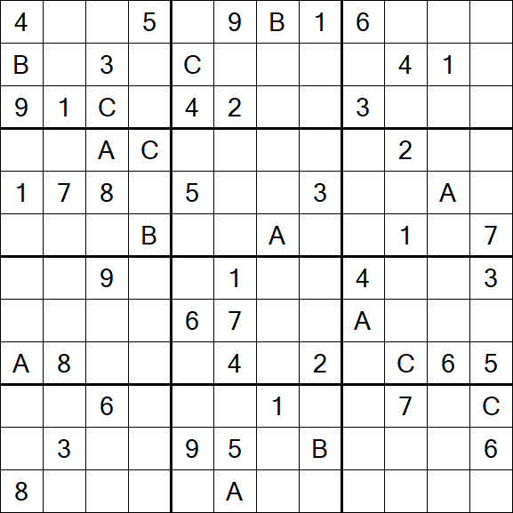 Sudoku 12x12 - Hard