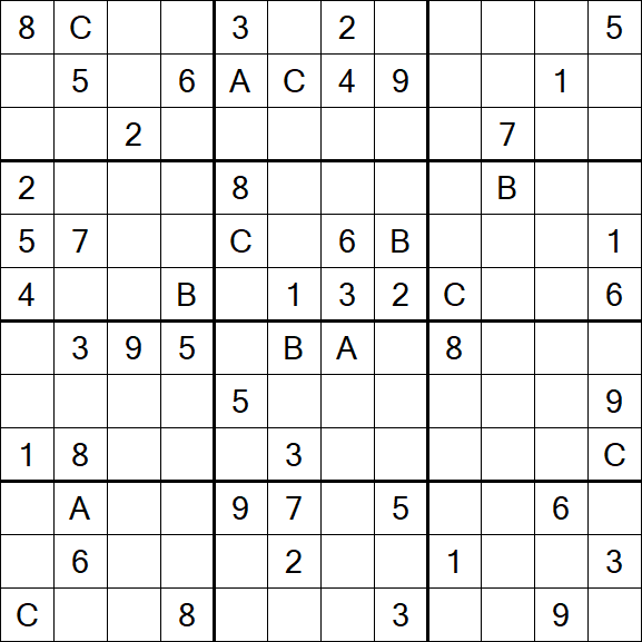 Sudoku 12x12 - Difficile