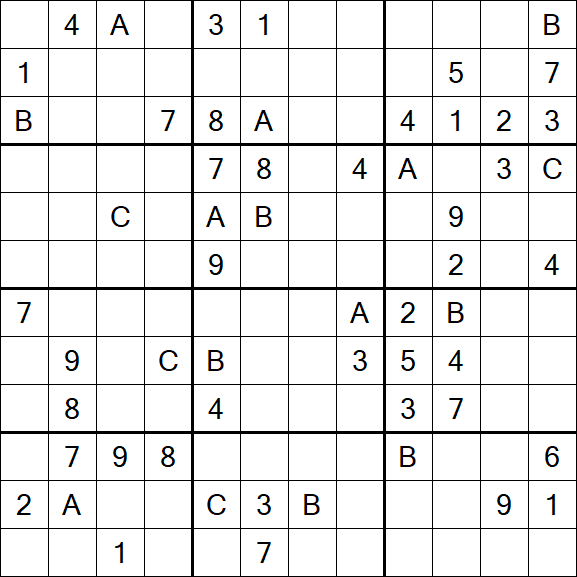 Sudoku 12x12 - Hard