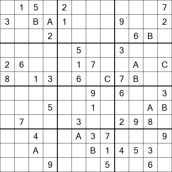 Sudoku 12x12 - Difficile