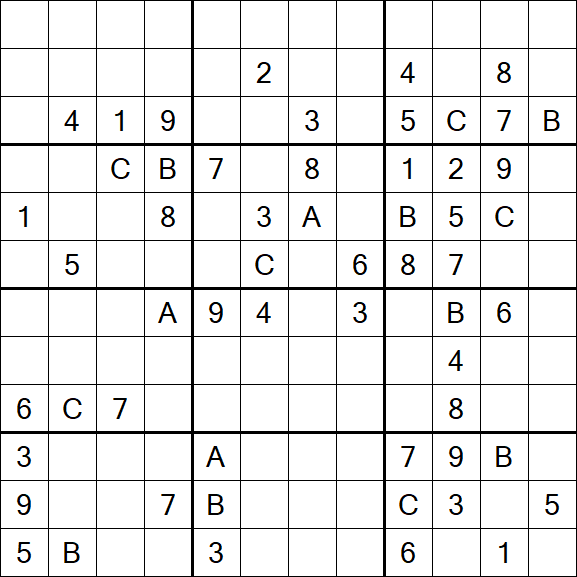 Sudoku 12x12 - Difficile