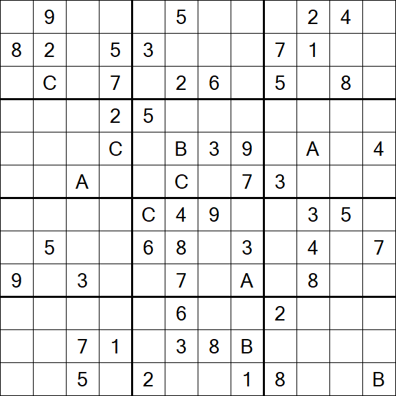 Sudoku 12x12 - Difficile