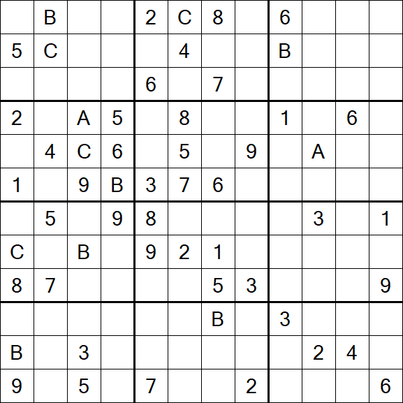 Sudoku 12x12 - Difficile