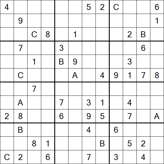 Sudoku 12x12 - Difficile