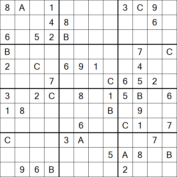 Sudoku 12x12 - Difficile