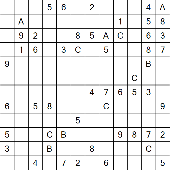 Sudoku 12x12 - Difficile