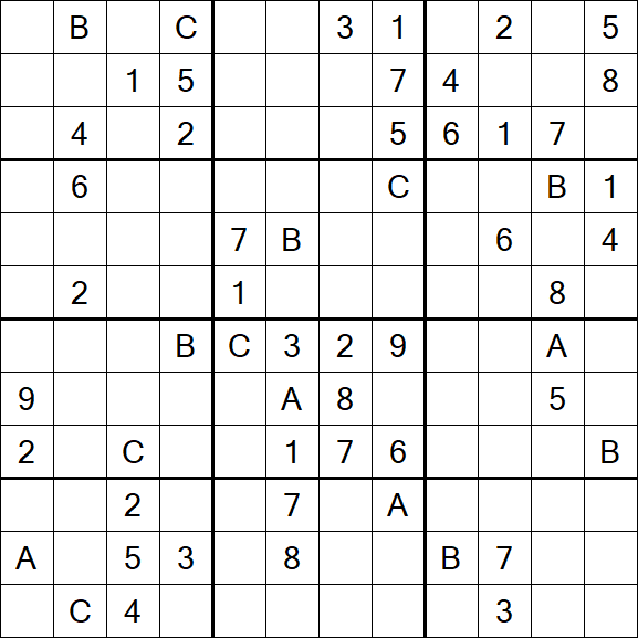 Sudoku 12x12 - Difficile