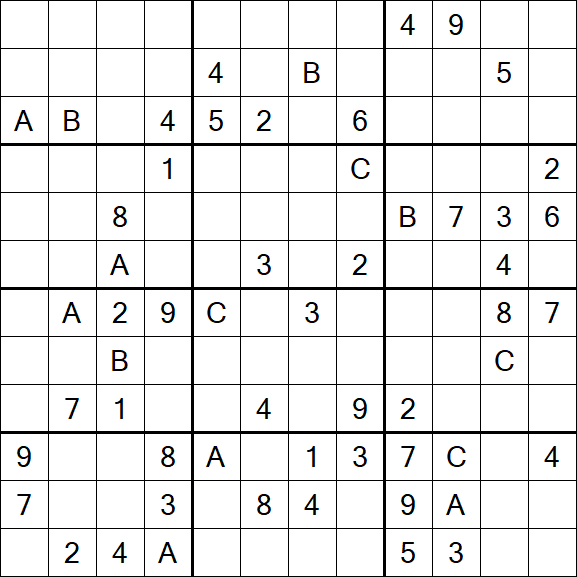 Sudoku 12x12 - Difficile