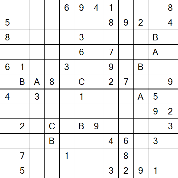 Sudoku 12x12 - Difficile