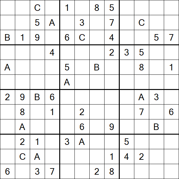 Sudoku 12x12 - Difficile