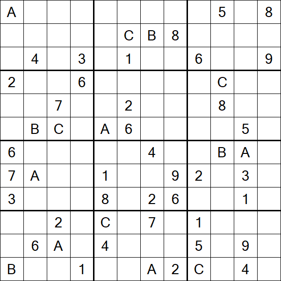 Sudoku 12x12 - Difficile