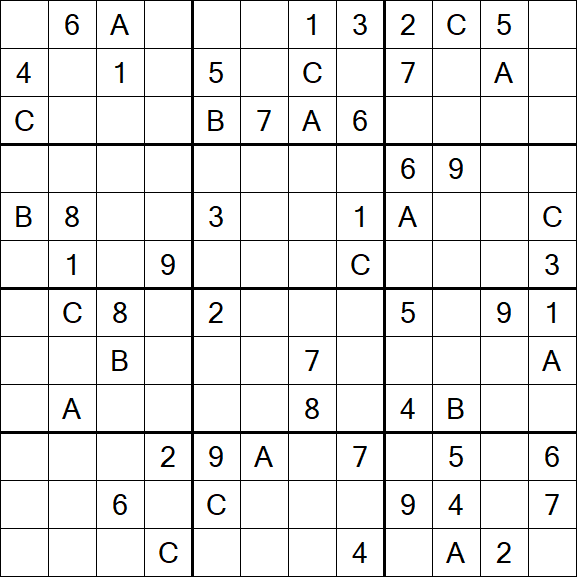 Sudoku 12x12 - Difficile