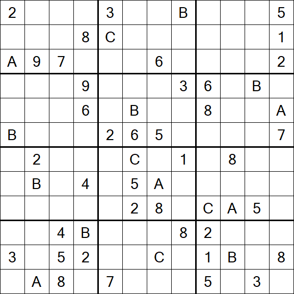 Sudoku 12x12 - Difficile
