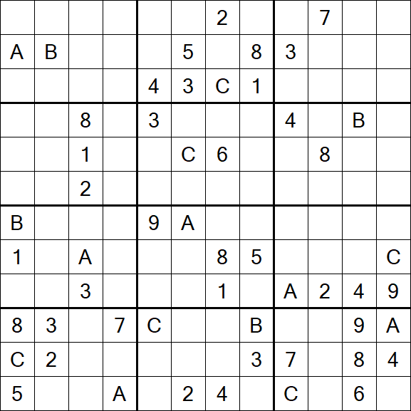 Sudoku 12x12 - Difficile