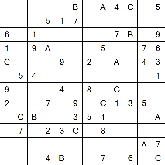 Sudoku 12x12 - Difficile