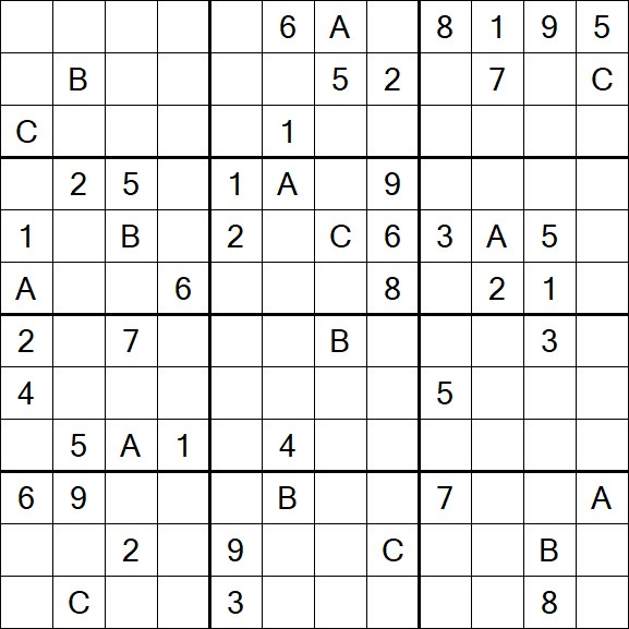 Sudoku 12x12 - Difficile