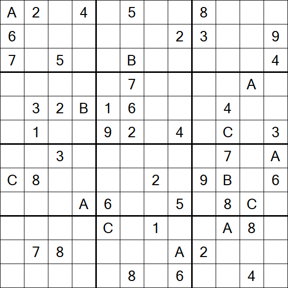Sudoku 12x12 - Difficile