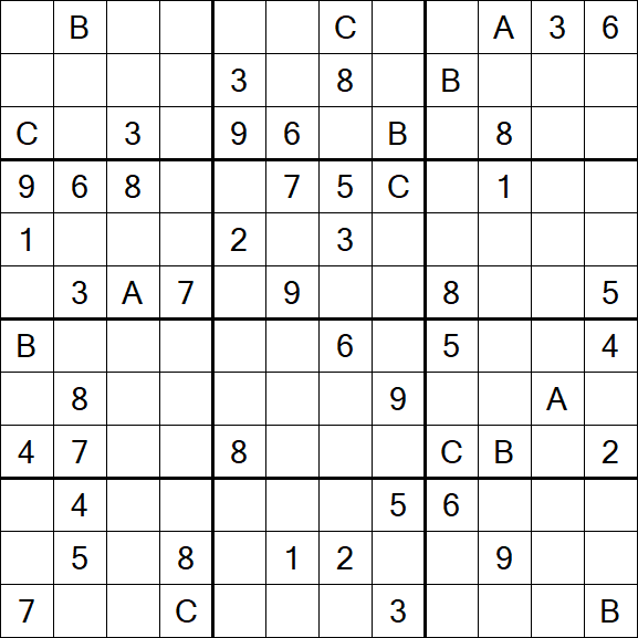 Sudoku 12x12 - Difficile