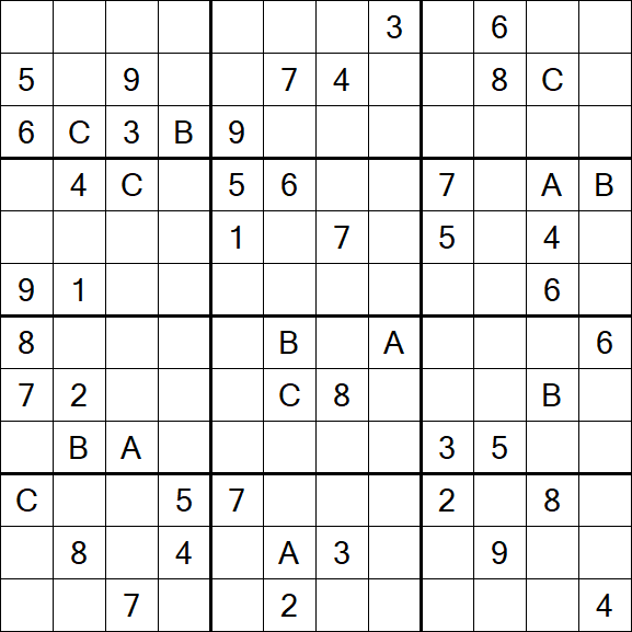 Sudoku 12x12 - Difficile