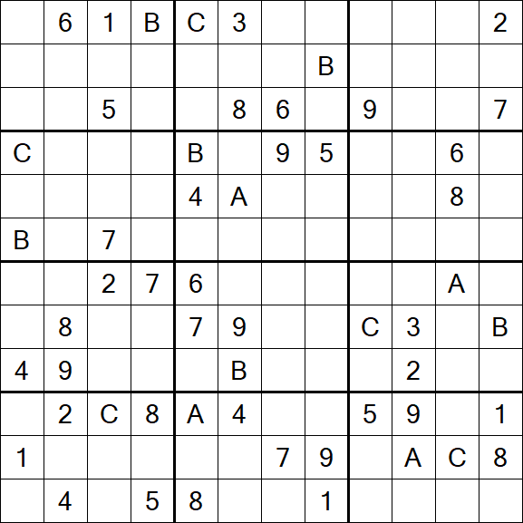 Sudoku 12x12 - Difficile