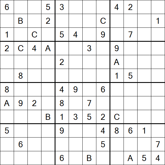 Sudoku 12x12 - Difficile