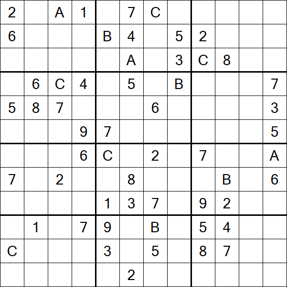 Sudoku 12x12 - Difficile