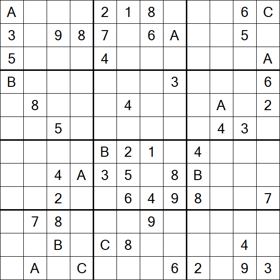 Sudoku 12x12 - Difficile