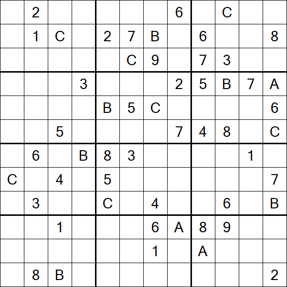 Sudoku 12x12 - Difficile