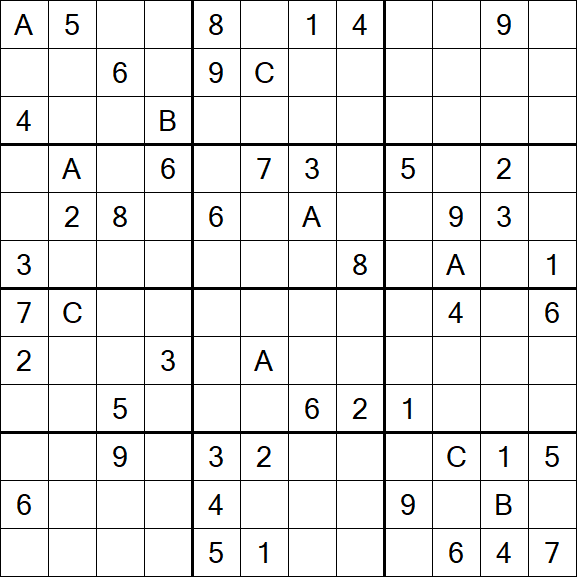 Sudoku 12x12 - Difficile