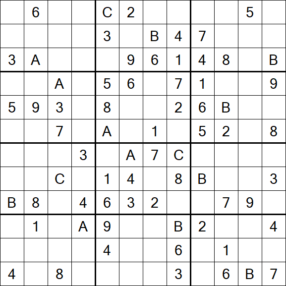 Sudoku 12x12 - Medium