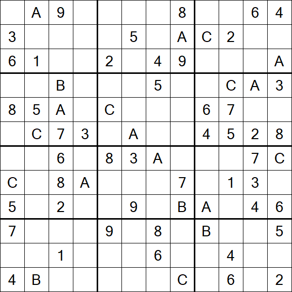 Sudoku 12x12 - Medium