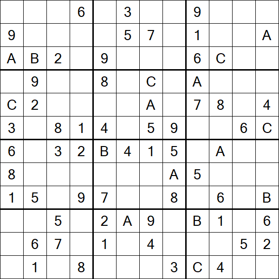 Sudoku 12x12 - Medium