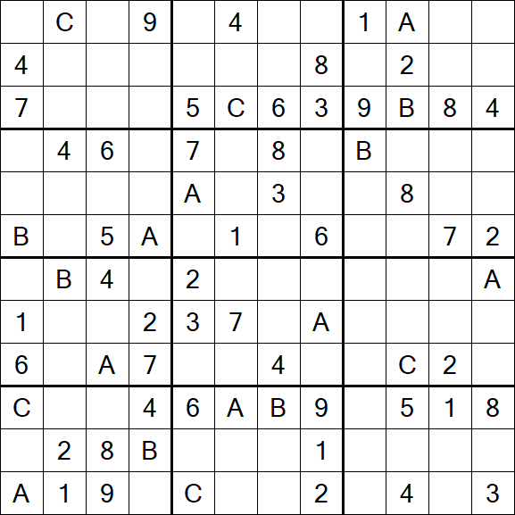 Sudoku 12x12 - Medium