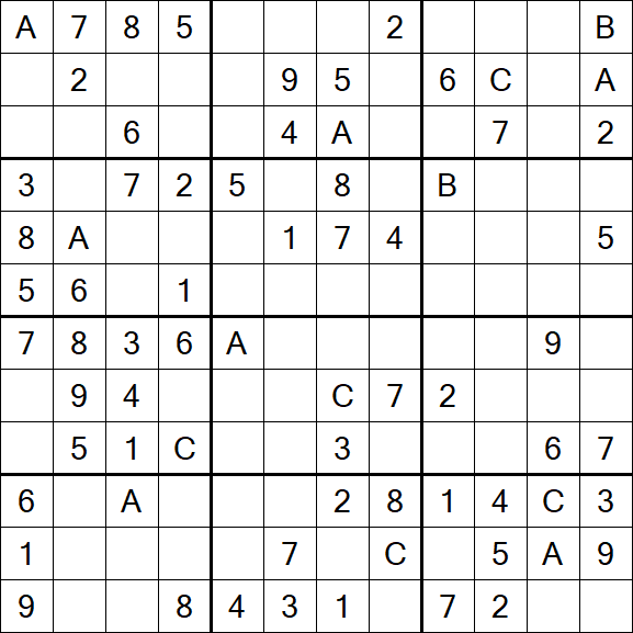 Sudoku 12x12 - Medium