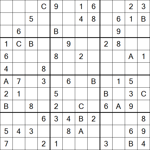 Sudoku 12x12 - Medium