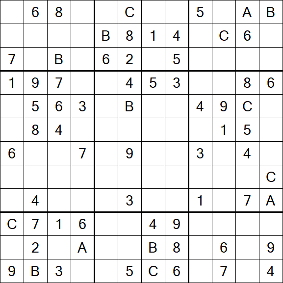 Sudoku 12x12 - Medio