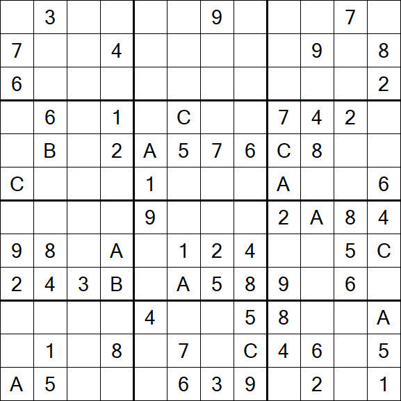 Sudoku 12x12 - Medio
