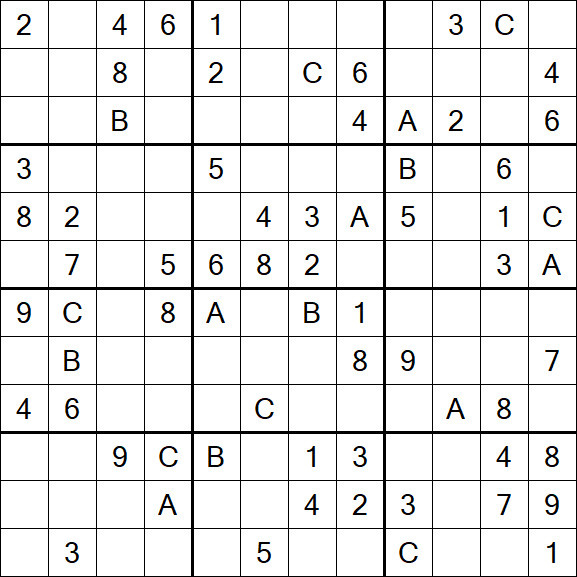 Sudoku 12x12 - Medium