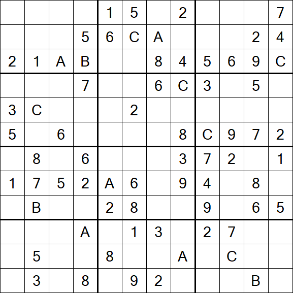 Sudoku 12x12 - Medio