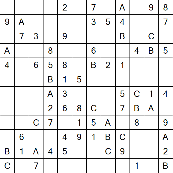 Sudoku 12x12 - Moyen