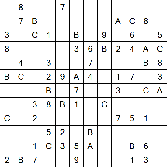 Sudoku 12x12 - Médio